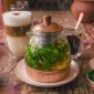 Fresh mint tea